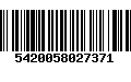 Código de Barras 5420058027371