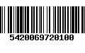 Código de Barras 5420069720100