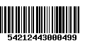 Código de Barras 54212443000499