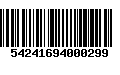 Código de Barras 54241694000299