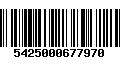 Código de Barras 5425000677970