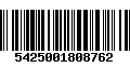 Código de Barras 5425001808762