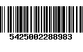 Código de Barras 5425002288983