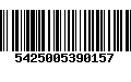 Código de Barras 5425005390157