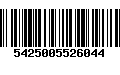 Código de Barras 5425005526044