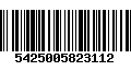 Código de Barras 5425005823112