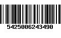 Código de Barras 5425006243490