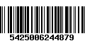 Código de Barras 5425006244879