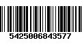 Código de Barras 5425006843577