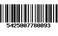 Código de Barras 5425007780093