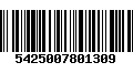 Código de Barras 5425007801309