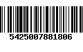 Código de Barras 5425007881806