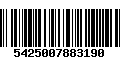 Código de Barras 5425007883190