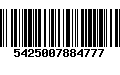 Código de Barras 5425007884777