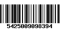 Código de Barras 5425009098394