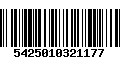 Código de Barras 5425010321177