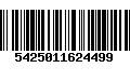 Código de Barras 5425011624499