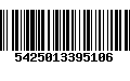 Código de Barras 5425013395106