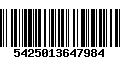 Código de Barras 5425013647984