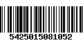 Código de Barras 5425015081052