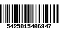 Código de Barras 5425015406947