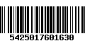 Código de Barras 5425017601630