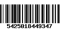 Código de Barras 5425018449347