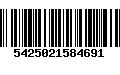 Código de Barras 5425021584691