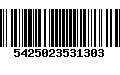 Código de Barras 5425023531303