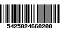 Código de Barras 5425024660200