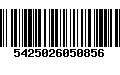 Código de Barras 5425026050856