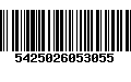 Código de Barras 5425026053055