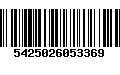 Código de Barras 5425026053369