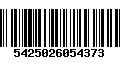 Código de Barras 5425026054373