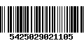 Código de Barras 5425029021105