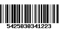 Código de Barras 5425030341223