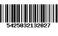 Código de Barras 5425032132027