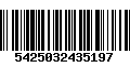 Código de Barras 5425032435197