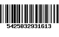 Código de Barras 5425032931613