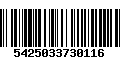 Código de Barras 5425033730116