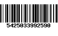 Código de Barras 5425033992590