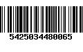 Código de Barras 5425034480065