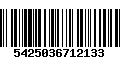 Código de Barras 5425036712133