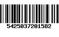 Código de Barras 5425037201582