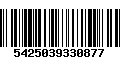 Código de Barras 5425039330877