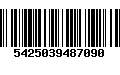 Código de Barras 5425039487090