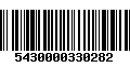 Código de Barras 5430000330282