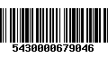 Código de Barras 5430000679046