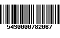 Código de Barras 5430000782067