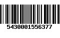 Código de Barras 5430001556377